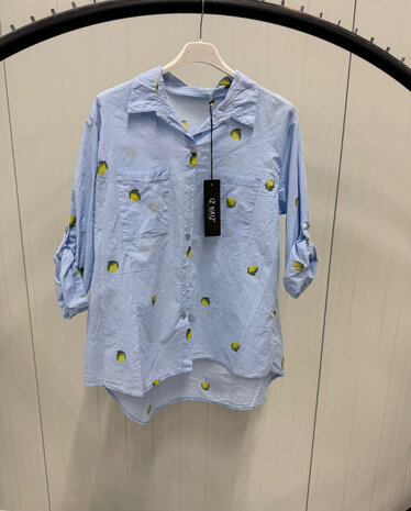 Iz Naiz Blouse citroen motief 3083
