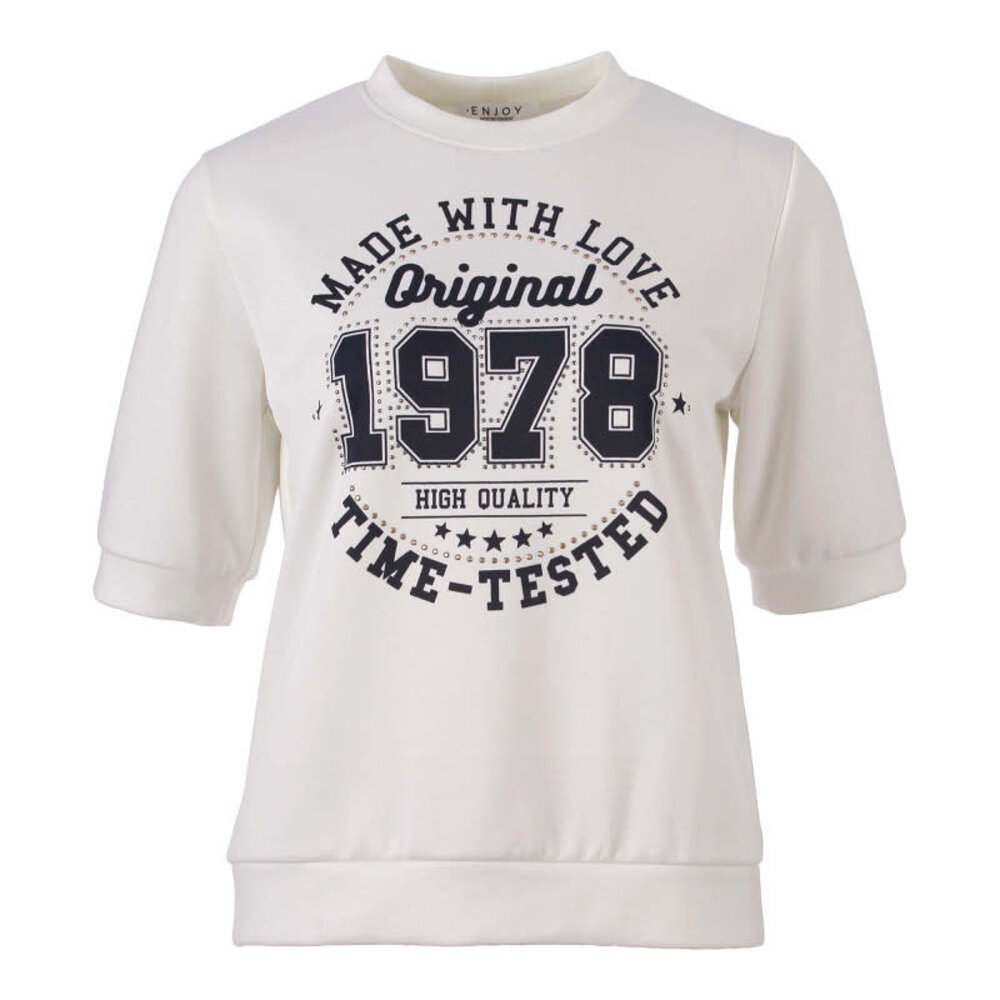 Enjoy Top halve mouw 1978 print 183078
