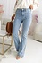 Denim flared pached pocket 2377