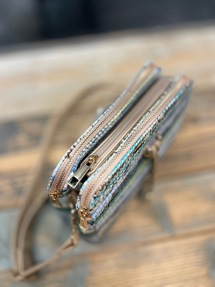 Tasje 3 zippers 97023