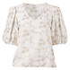 Enjoy Blouson v-hals korte pofmouw 127637