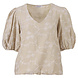 Enjoy Blouson v-hals korte pofmouw 127637