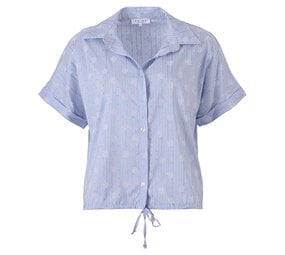 Enjoy Blouse km strepen/strass 503621