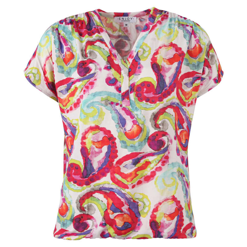 Enjoy Blouson kapmouw paisley 183607