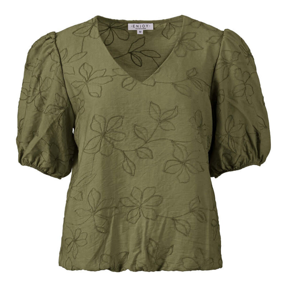 Enjoy Blouson km bloem borduur 127612