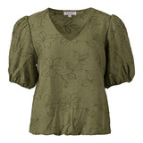 Enjoy Blouson km bloem borduur 127612 Enjoy Blouson km bloem borduur 127612