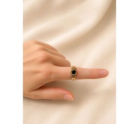 Claston Luxury Ring Timeless love Black 2201-20 Claston Luxury Ring Timeless love Black 2201-20