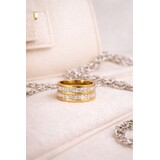 Claston Luxury Ring Double Gemstone 2201-12 Claston Luxury Ring Double Gemstone 2201-12