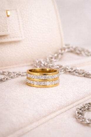 Claston Luxury Ring Double Gemstone 2201-12