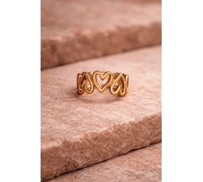 Claston Luxury Ring Classic Hearts 2201-03 Claston Luxury Ring Classic Hearts 2201-03