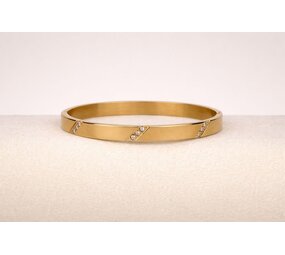 Claston Luxury Bangle Geometic Gemstones 2301-00 Claston Luxury Bangle Geometic Gemstones 2301-00