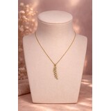 Claston Luxury Necklace Flora Gemstones 2401-12 Claston Luxury Necklace Flora Gemstones 2401-12