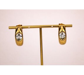 Claston Luxury Earring Classic Oval 2501-26 Claston Luxury Earring Classic Oval 2501-26