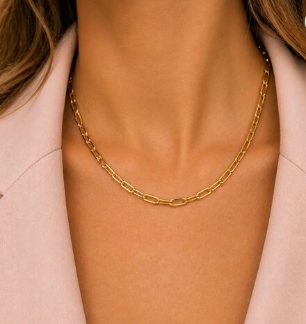 Claston Luxury Necklace Basic Oval Links 2401-26 Claston Luxury Necklace Basic Oval Links 2401-26