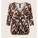 Iz Naiz Blouson print v-hals 3418 Iz Naiz Blouson print v-hals 3418