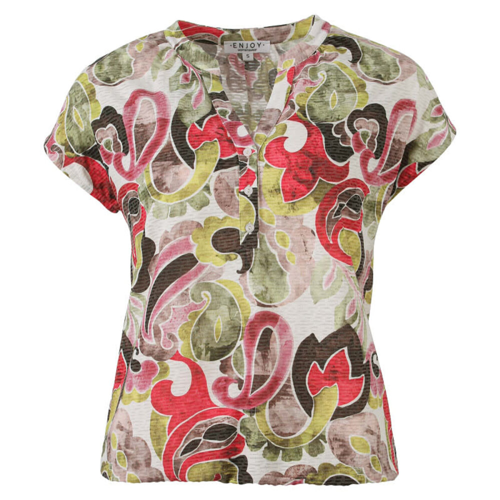 Enjoy Blouson kapmouw paisley 183605 Enjoy Blouson kapmouw paisley 183605