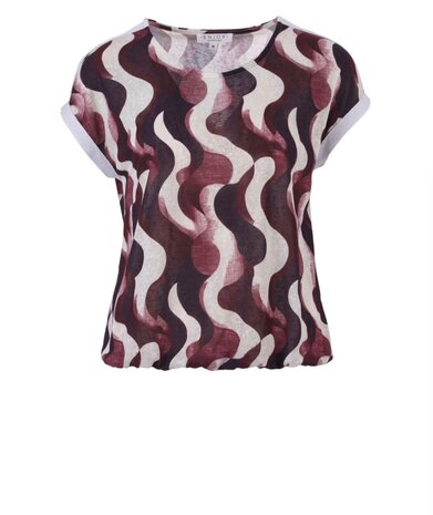 Enjoy Blouson golfjes print lurex 156890