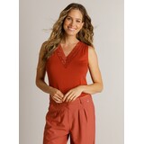 Ivy Beau Top v-hals kant Dalina
