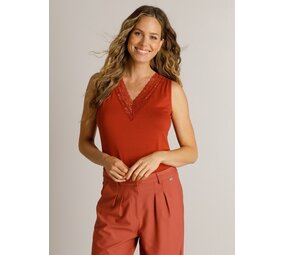 Ivy Beau Top v-hals kant Dalina