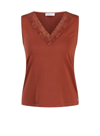 Ivy Beau Top v-hals kant Dalina
