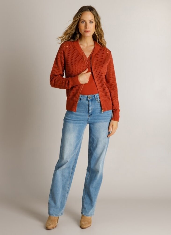 Ivy Beau Vest met rits Danice