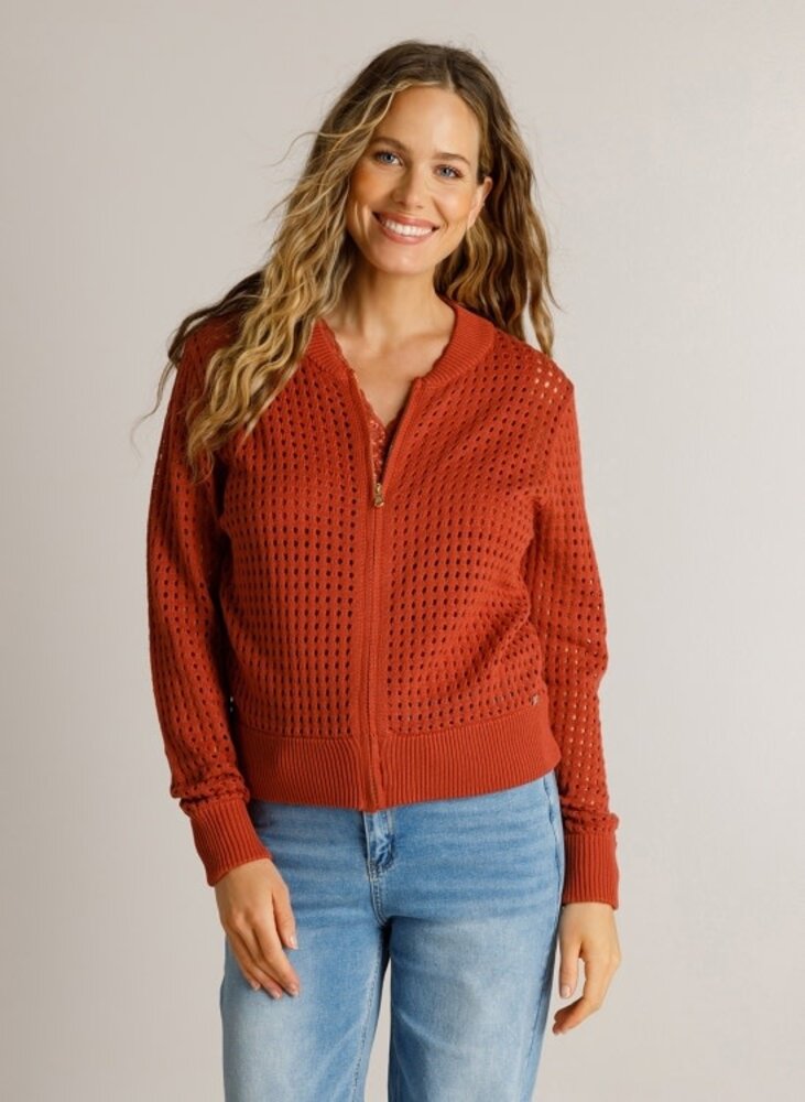 Ivy Beau Vest met rits Danice
