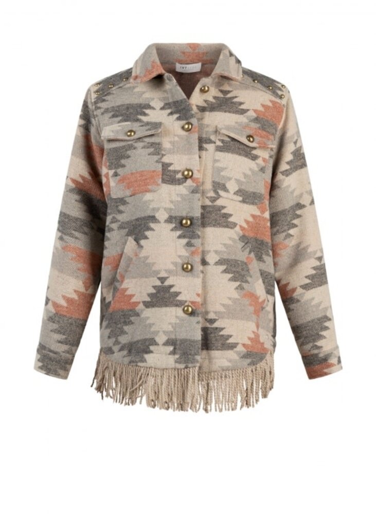 Ivy Beau Vest -Jas print Dylana Ivy Beau Vest -Jas print Dylana