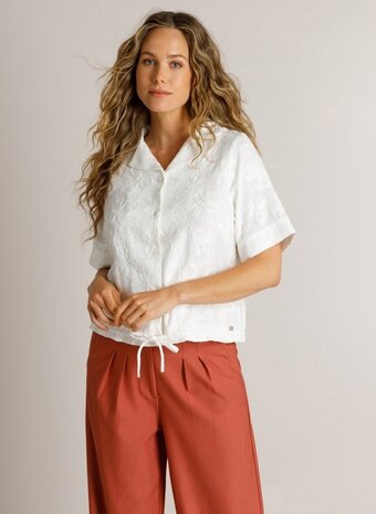 Ivy Beau Blouse km borduur Doutze