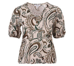 Enjoy Blouson korte pofm paisley 183672 Enjoy Blouson korte pofm paisley 183672