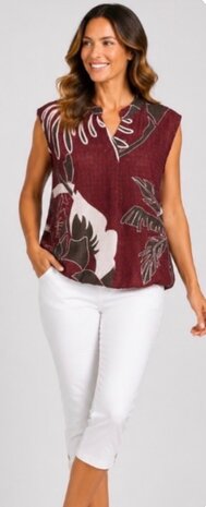 Enjoy Blouson mouwloos blad pri 127678 Enjoy Blouson mouwloos blad pri 127678
