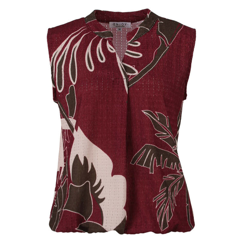 Enjoy Blouson mouwloos blad pri 127678 Enjoy Blouson mouwloos blad pri 127678
