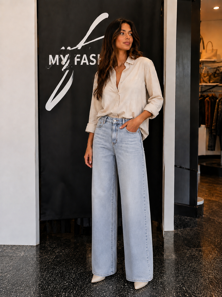 Hello Miss Wide leg denim 6563 Hello Miss Wide leg denim 6563