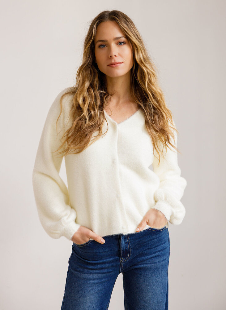 Ivy Beau Vest fluffy knoopsluiting Heleen