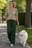 Pantalon wide leg 416130