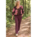 Enjoy Blouson v-hals bloemprint 127689 Enjoy Blouson v-hals bloemprint 127689
