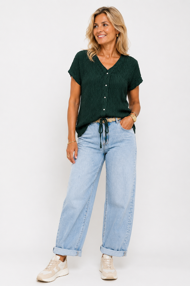 Enjoy Blouse dwarsstring aangekn 183611