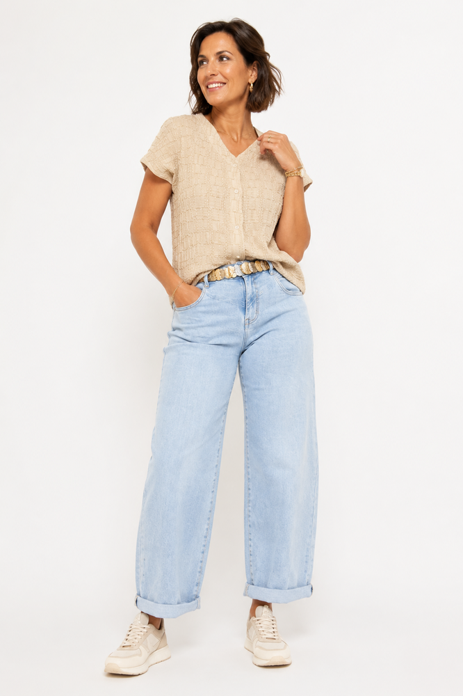 Enjoy Blouse dwarsstring aangekn 183611