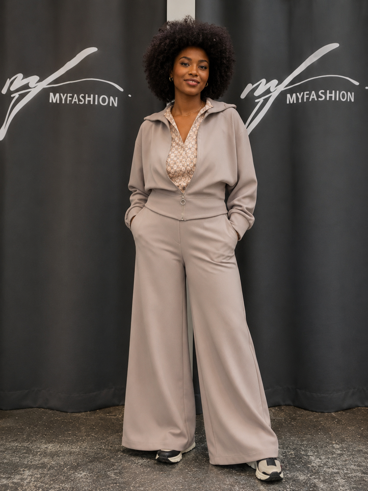 Iz Naiz Broek wide leg 20300 Iz Naiz Broek wide leg 20300