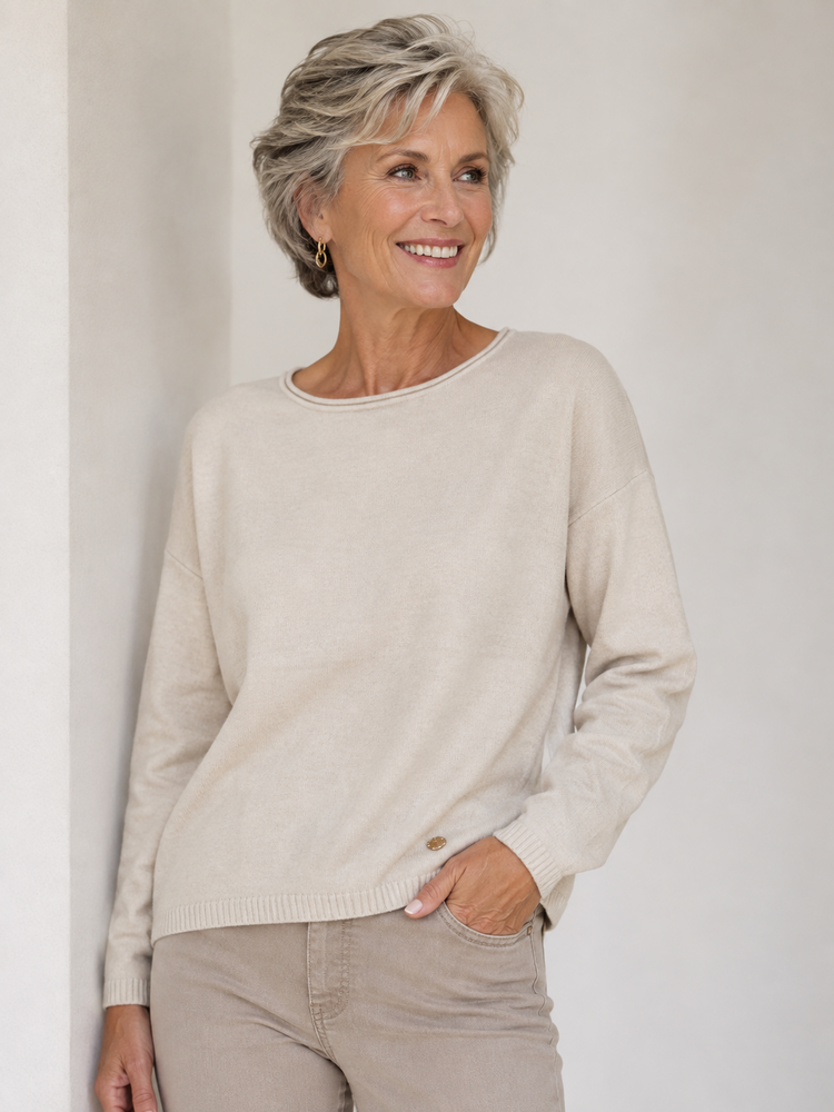 Trui ronde hals 86290