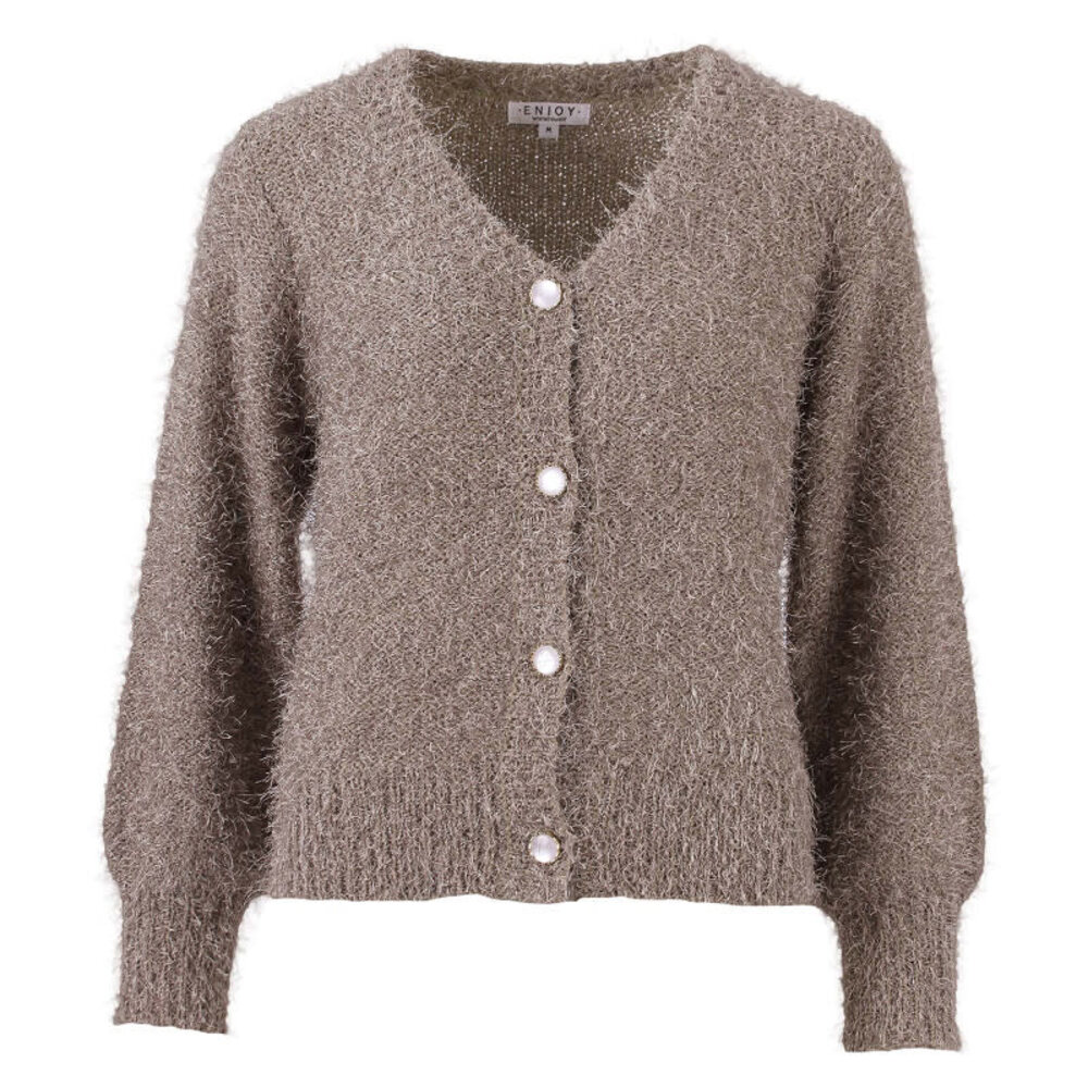 Enjoy Vest v-hals fluffy 426493