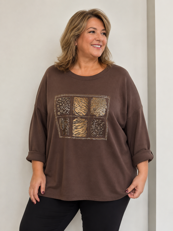 Sweater dieren opdruk Acasia