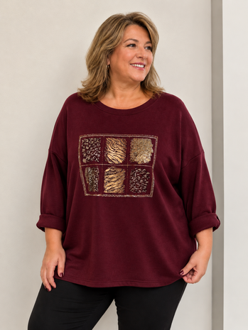 Sweater dieren opdruk Acasia