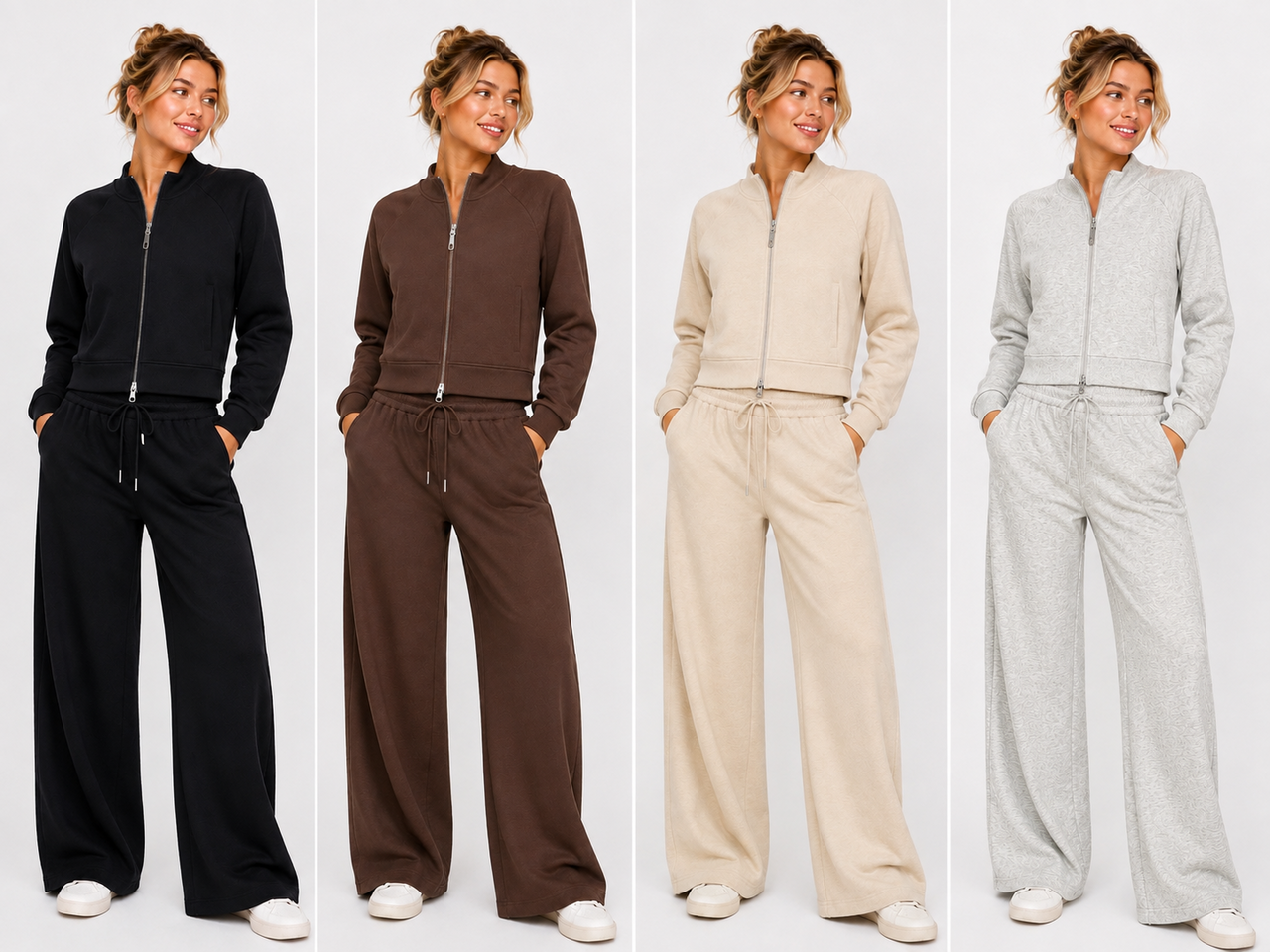 Vestje  ritssluiting met broek 60038