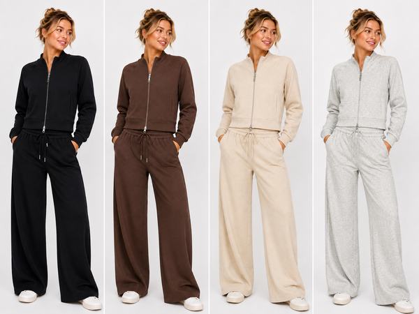 Vestje  ritssluiting met broek 60038