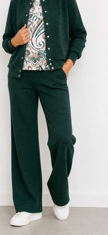 Enjoy Pantalon bloem jacquard 416137 Enjoy Pantalon bloem jacquard 416137