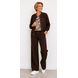 Enjoy Pantalon bloem jacquard 416137 Enjoy Pantalon bloem jacquard 416137