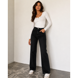 Iconic Wide leg denim stretch 134