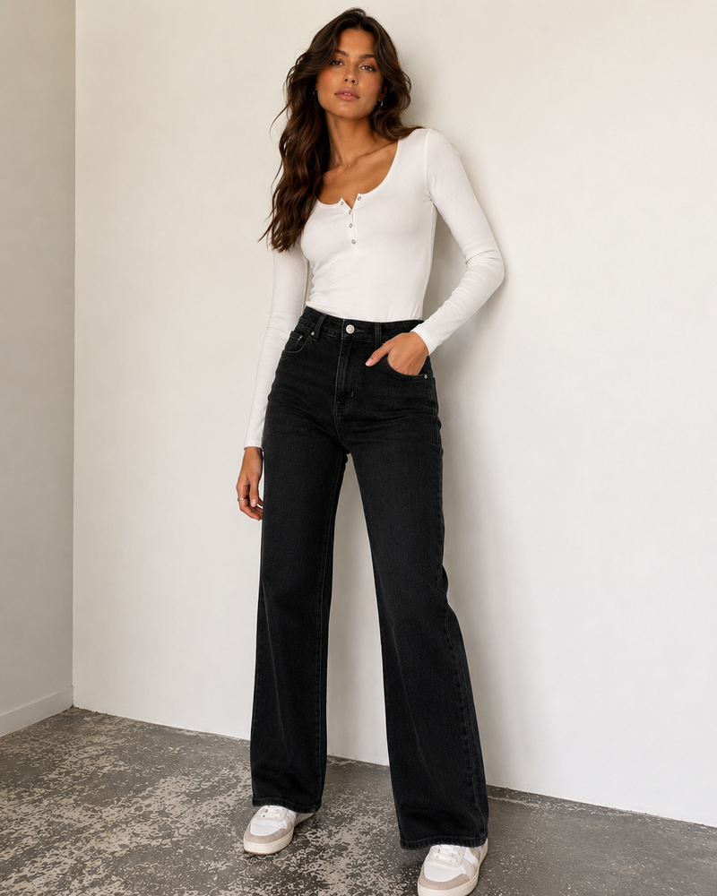 Iconic Wide leg denim stretch 134