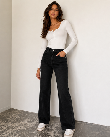 Iconic Wide leg denim stretch 134