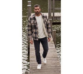 M.O.D. Denim Check Vest gevoerd Max